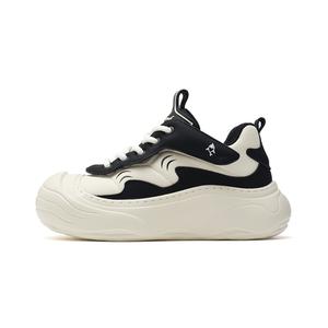 Maxfun series нескользящие и износостойкие скейтерские кроссовки с увеличенной высотой unisex FAIRWHALE, Obsidian черный (Women's)