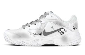 Nike Court Lite 2 Climbing Bear Abrasion Resistant низкие кроссовки для тенниса Women's серый белый