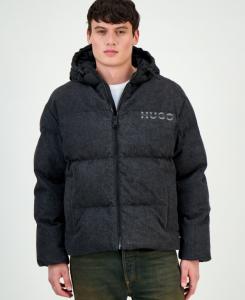 Мужская куртка Bowan с застежкой-молнией и капюшоном Hugo Boss, Black