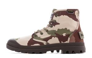 Pampa Canvas Shoes Unisex High-top Army Green Palladium
