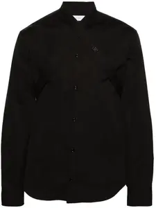 Рубашка с воротником Duchesse OFF-WHITE, черный