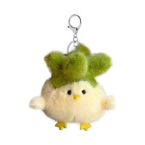 Мягкая кукла чеснок птичка подвеска высота 11см A little tide to play, желтый