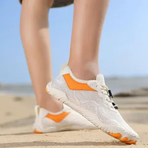 Аквашуз унисекс для водных видов спорта, быстросохнущие, дышащие, с широкой передней частью, Generic, бежевый