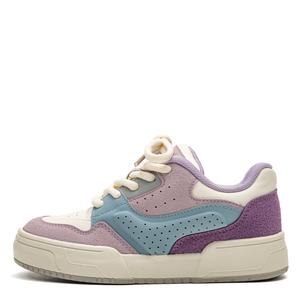 Скользоустойчивые, износостойкие, дышащие низкие женские скейтерские туфли Far waves, фиолетовый