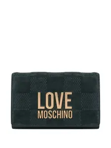Стеганая сумка с цепочкой Love Moschino, зеленый