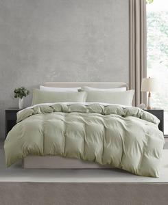 Ультрамягкий предварительно выстиранный комплект постельного белья из 3 предметов, размер King Nestl, Light sage