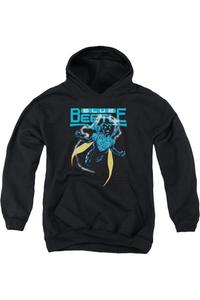 Толстовка с капюшоном Blue Beetle из Лиги справедливости Америки для детей Gildan