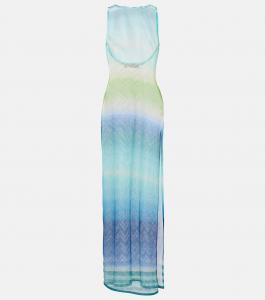 Пляжное платье Zig Zag Missoni, Blue and green gradient