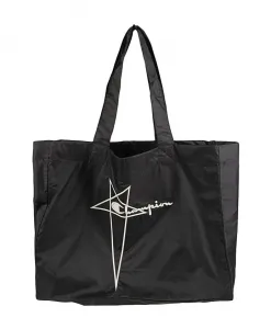 Большая сумка с логотипом Rick Owens, черный