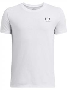 Футболка "Sportstyle Lc T-Shirt" белого цвета Under Armour