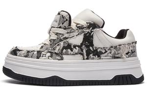 Высокие дышащие низкие кеды для скейтборда La Chapelle, бело-синие