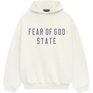 Толстовка с капюшоном из флиса Fear Of God Essentials, цвет слоновая кость/бежевый