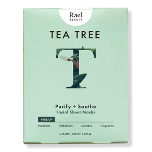 Тканевая маска для лица с маслом чайного дерева Rael