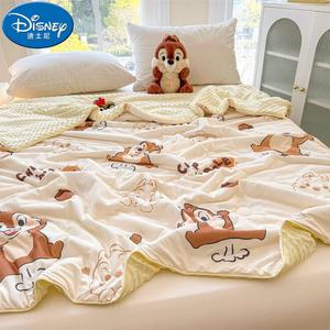 Disney Детское одеяло летнее 100х150 см, ледяной шелк, бобовый узор