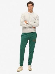 Классические спортивные брюки с винтажным логотипом Superdry, Pine Green