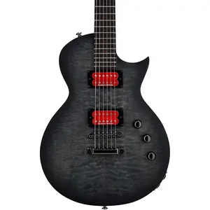 ESP LTD BB-600 Подпись Бена Бернли Баритон-гитара - ST Черный сатин SB