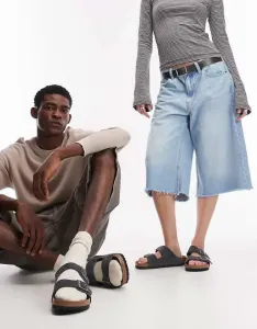 Сандалии унисекс Birkenstock Arizona из темно-серой замши