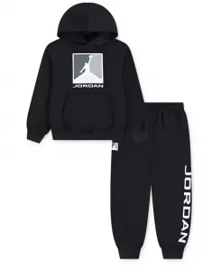 Детский комплект из 2 предметов: утепленная толстовка с капюшоном Baseline и брюки Jordan