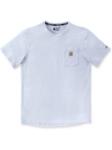 Футболка "Force Pocket S/S 106652" белого цвета CARHARTT