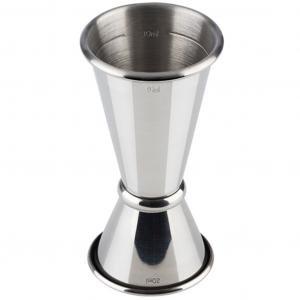 Барная мерная посуда Buddy's Bar Buddy´s Bar, нержавеющая сталь, 1 шт., двойная мерка 2 мл/4 мл, внутренние размеры 1 мл/3 мл, можно мыть в посудомоечной машине Buddy'S, Edelstahlfarben/silberfarben