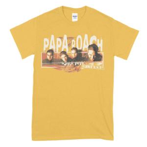 Футболка Papa Roach Heads, желтый