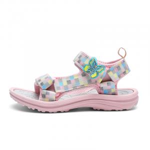 Детские сандалии с низким верхом, нескользящие, быстросохнущие NEZHACHAOHAI, розовый