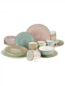 SAMBA, набор столовых приборов Samba из 20 предметов в разноцветных тонах CreaTable