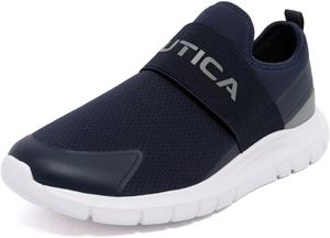 Мужские слипоны Nautica - повседневная модная обувь для прогулок, средняя и широкая полнота, Navy-waldros