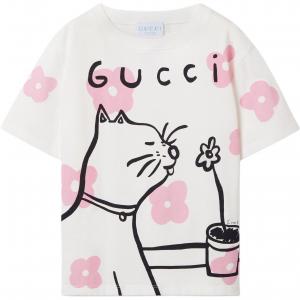 Детская футболка GUCCI, белый