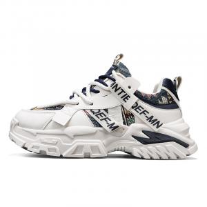 Нескользящие износостойкие низкие повседневные туфли для мужчин Grumpy ram, Beige Blue