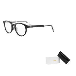 DIOR Оправы для очков круглые унисекс черные, Black