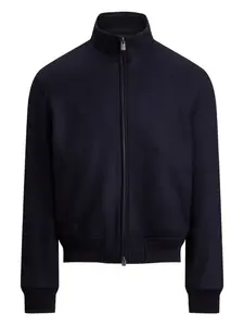 Бомбер на молнии Ralph Lauren Purple Label, синий