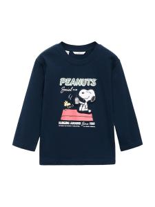 Лонгслив MANGO KIDS SNHOUSE, marine blue