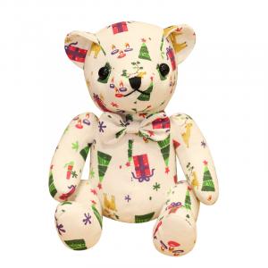 Плюшевая игрушка Cartoon Animal Bamboo Charcoal Bear Fabric Teddy Bear Bamboo Charcoal Wrapped Doll высотой 22 см Barbne, Birthday Gift