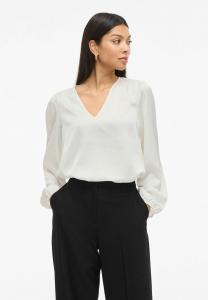 Блуза VILA VIELLETTE SMOCK, Snow White/White