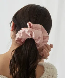 Magasin de mode резинка для волос chou chou/scrunchie, в горошек, цветная, для хвоста, oswy Magasin De Mode Chou Chou, цвет Pnk