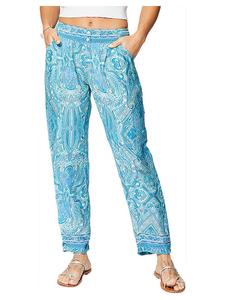 Тканевые брюки Ipanima, светло-голубой/белый