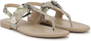 Сандалии Naturalizer Taylor Slingbacks, цвет Lime Faux Snake Leather