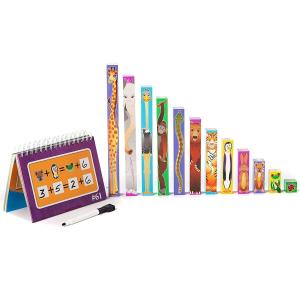 Игрушки для толстого мозга: деревянные кубики из математического зоопарка Fat Brain Toys