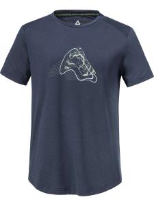 Schöffel Футболка для спорта 'Haberspitz' в синем цвете