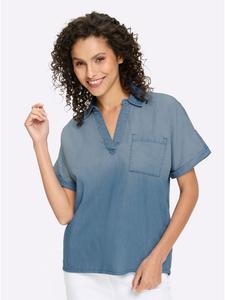 Heine Джинсовая блузка выбеленного синего цвета