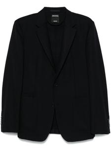 Шерстяной блейзер Zegna, синий
