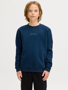 Толстовка JCOPOINT SWEAT BADGE CREW NECK BF JNR из титана JACK & JONES Junior