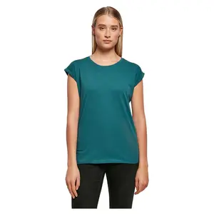 Футболка с коротким рукавом Build Your Brand Extended Shoulder, зеленый