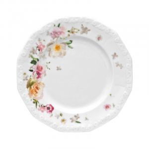 Тарелка для завтрака Maria Pink Rose 21 см Rosenthal, красочный