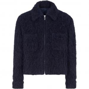 Весна-Лето 2023 Куртки Пальто Мужские Темно-Синие FENDI, Морской Синий