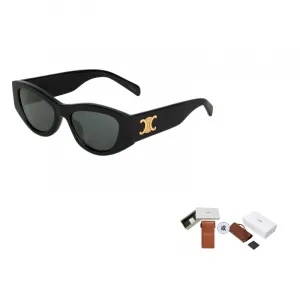 CELINE Триумф 15 Солнечные очки из ацетата, Black