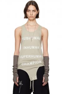 Баскетбольный майка Champion edition Rick Owens, цвет pearl