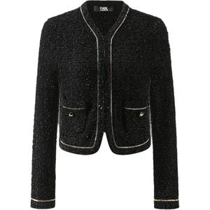 Куртка KARL LAGERFELD женская черная KARL LAGERFELD / Karl Lagerfeld Jeans