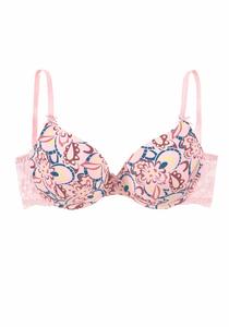 Бюстгальтер с косточками nuance Schalen BH, цвет rosa bedruckt